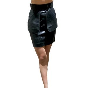Stunning Chanel Leather Skirt